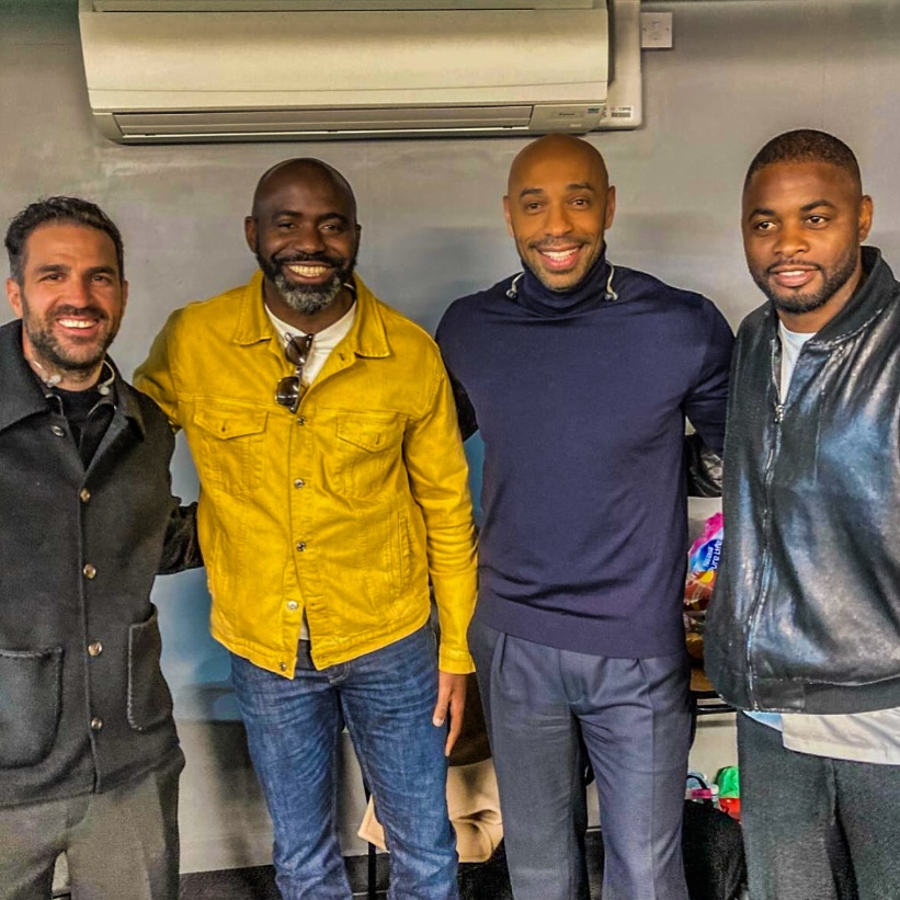 eurofootcom's tweet photo. Fabregas, Muamba, Henry and Song at the Emirates together last night. 🤝❤️ https://t.co/uI8XPlwSb6