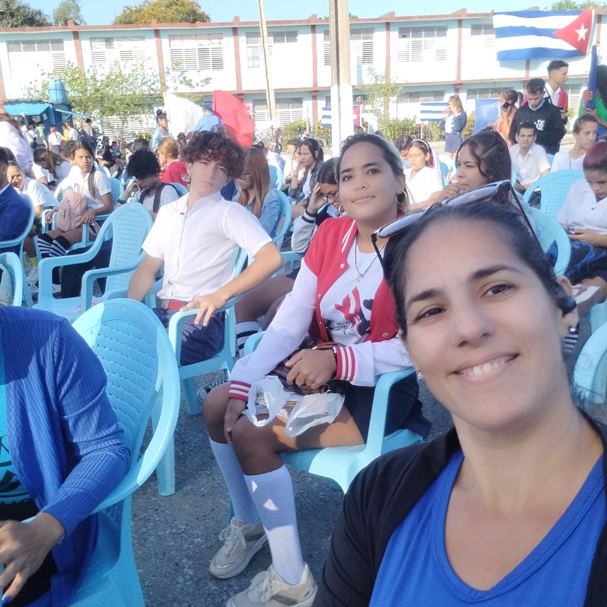BenitezIpe51421's tweet photo. Gran Representación de nuestro #ipesconradobenítez participa en el acto municipal en Conmemoración a los aniversarios #63UJC y #64OPJM , muchas felicitaciones a todos #SiempreJoven 
#FEEMTunera https://t.co/Eg77iwGLIE
