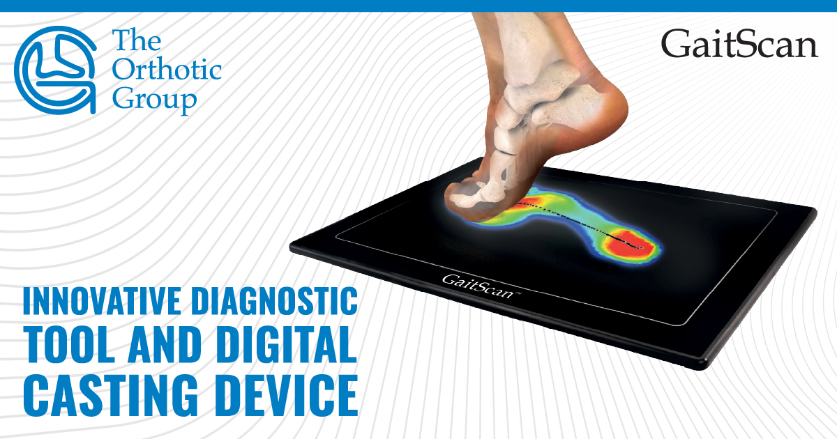 OrthoticGroup's tweet photo. Foot pain is tough to explain — GaitScan makes it easy to see.

Turn pressure points and gait issues into clear visuals your patients can understand. GaitScan gives you real-time insight that supports smarter treatment plans — and better outcomes

#customorthotics https://t.co/MrNKgQlIr5