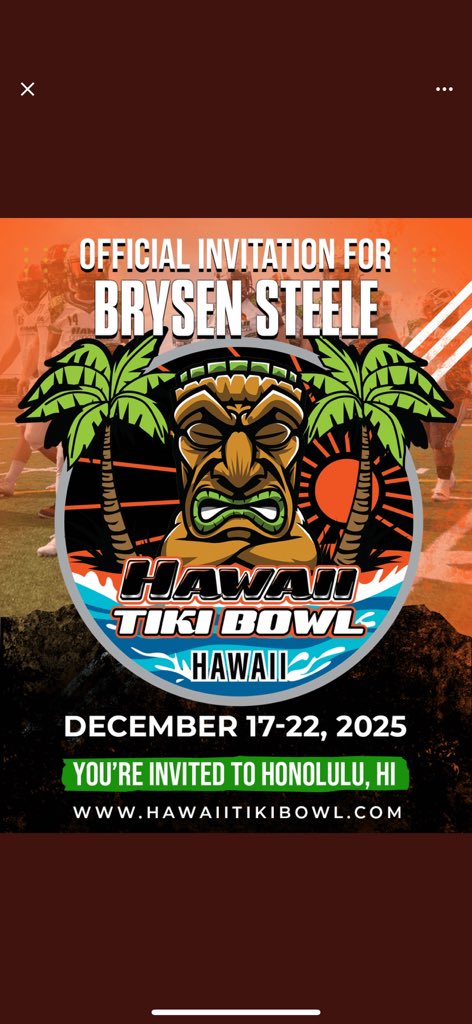 Blessed to be invited to the Tiki bowl 🙏🏽