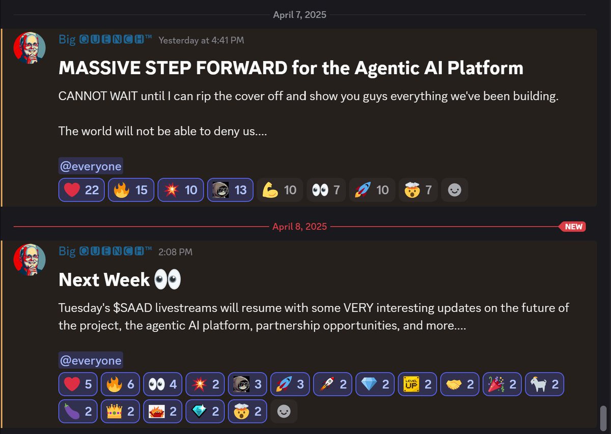 FunChadisSAAD's tweet photo. BC2CWeUZZvZKniqn4MedxFh12jNjSMLke2Hp2puTXutE

$SAAD marching on, great time to get started with a position or add on... https://t.co/0mPQjQqfOI