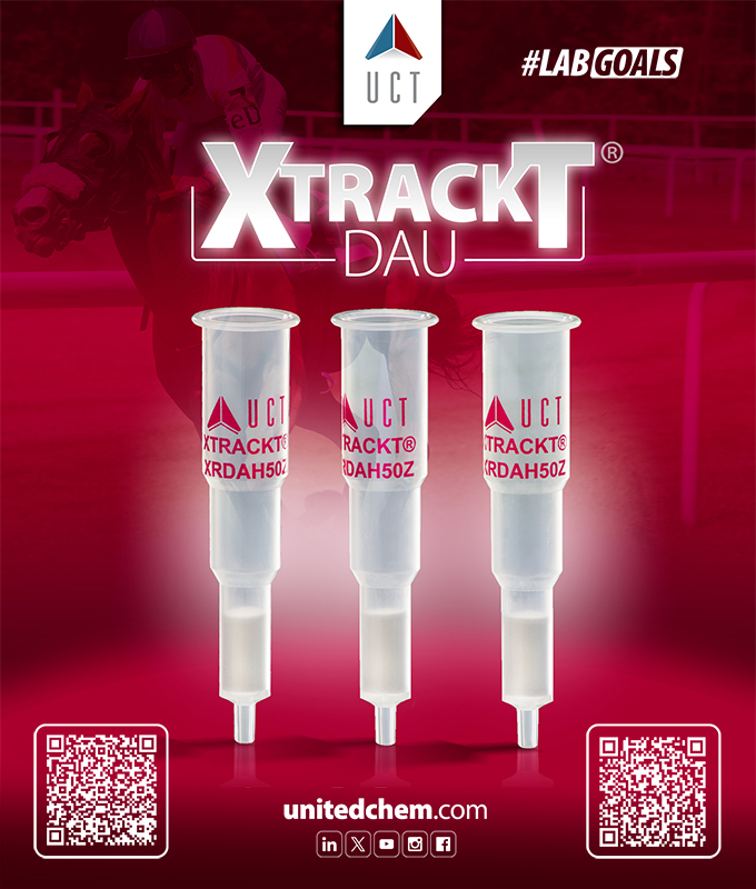 UCTSPE's tweet photo. Say goodbye to clogs & inconsistent flow -> #XtrackT® is engineered for high-viscosity samples. With large particle bonded phases, you’ll get #UniformGravityFlow and #ReliableExtractions every time, saving your lab valuable time.
Trusted by labs. Designed to reach your #LabGoals https://t.co/CrZ0XSFjOP