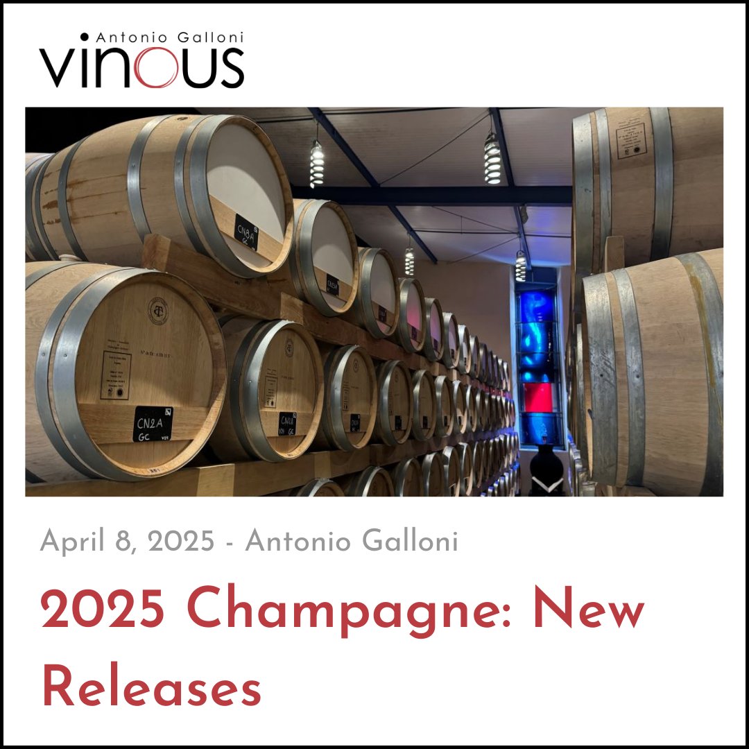 "My annual trip to Champagne is always one of the highlights of the year. Champagne continues to be one of the most dynamic regions in the world." Read Antonio Galloni's new article, 2025 Champagne: New Releases, on Vinous now.

vinous.com/articles/2025-…