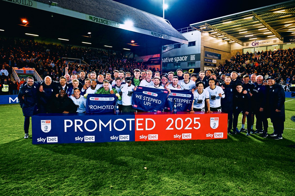 The players.

The staff.

The fans.

Our partners.

Every single one of you deserve this.

Birmingham. On the rise again. 🎉
