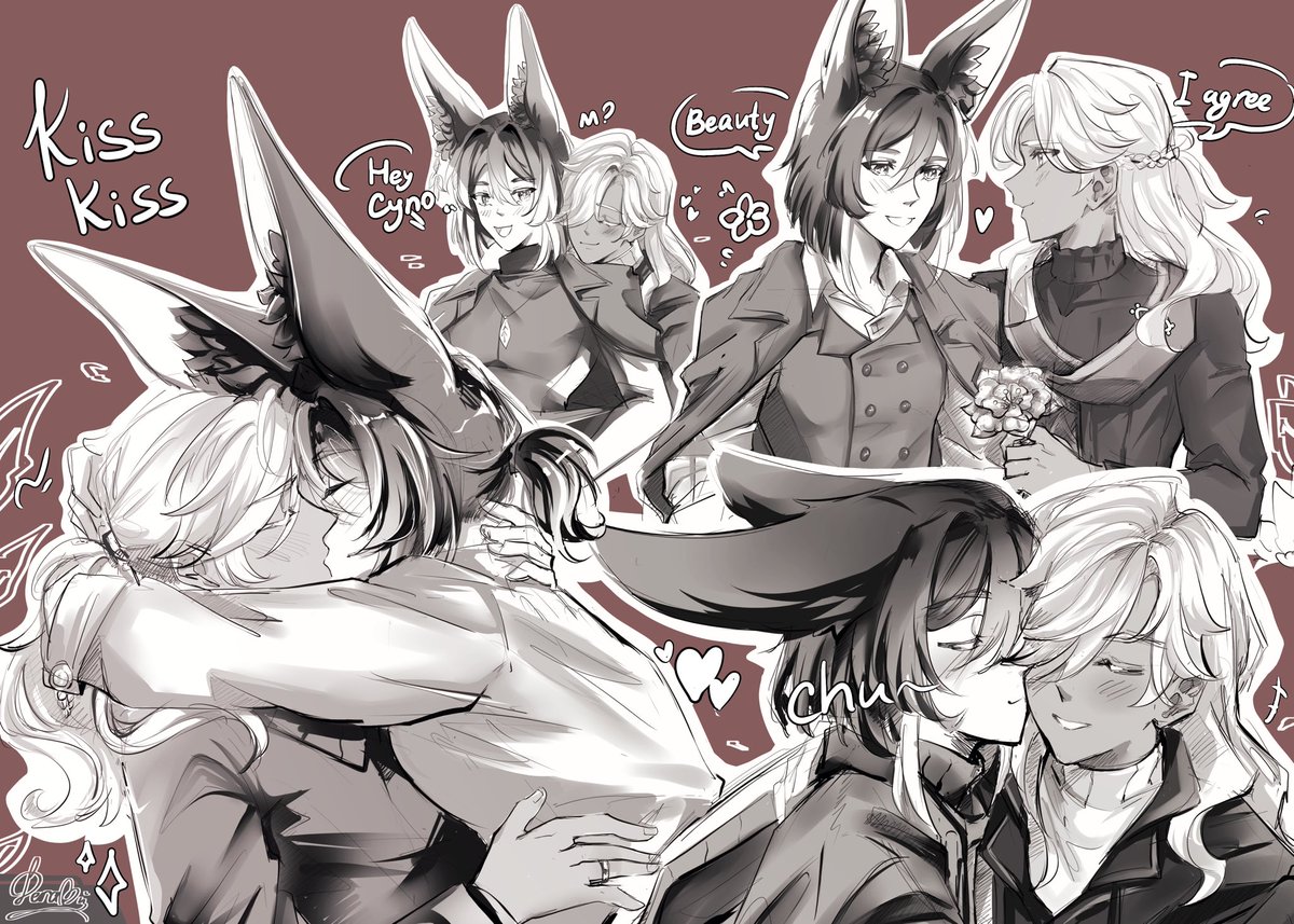 deramu770's tweet image. More cnnr sketches 💜💚

#cynonari #cynari