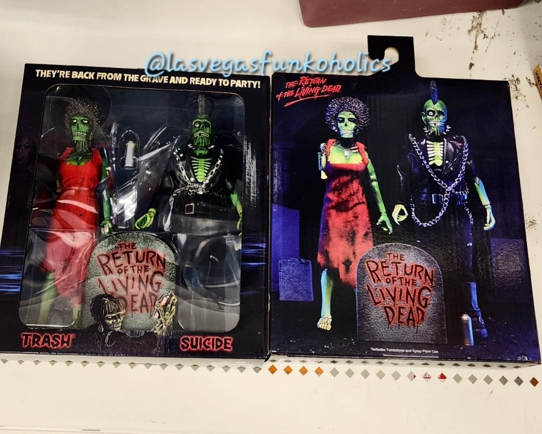 LVFunkoholics's tweet photo. Spotted at 🎯  Return of the Living Dead Trash &amp; Suicide 8-Inch Clothed Figure 2-Pack.  Hit The Follow!

More info.
https://t.co/3nnwP0rxny

#returnofthelivingdead #horror #neca #necatoys #fyp #targetstyle #targetrun #targetcollectibles #lasvegasfunkoholics https://t.co/B8hO4hQSIe