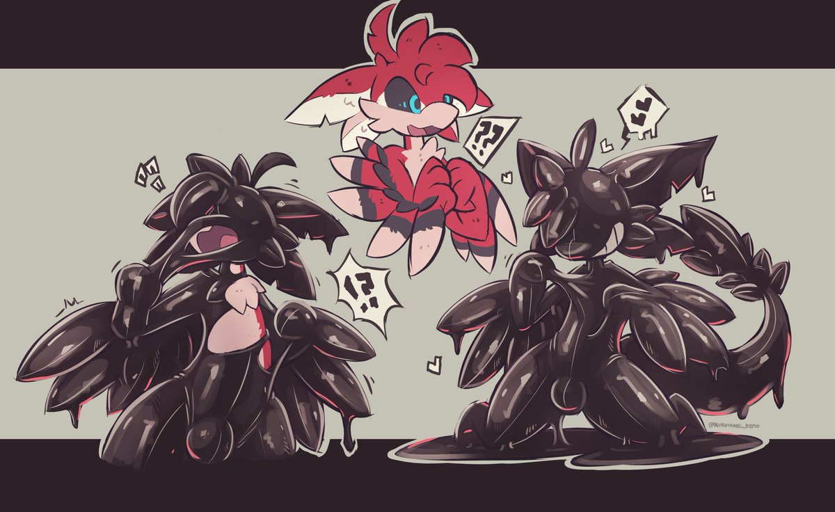 kurousagi_kemo's tweet image. commission for @PsiMeow