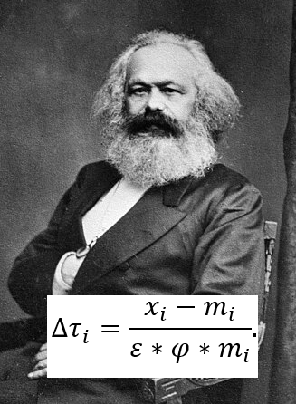 Did anyone ever notice how similar the protectionist concern for the "trade deficit" is to the Marxist conception of "surplus value"? If you think about it, the trade deficit concept is even more of a distortion, because it's more collectivist than Marx's idea.