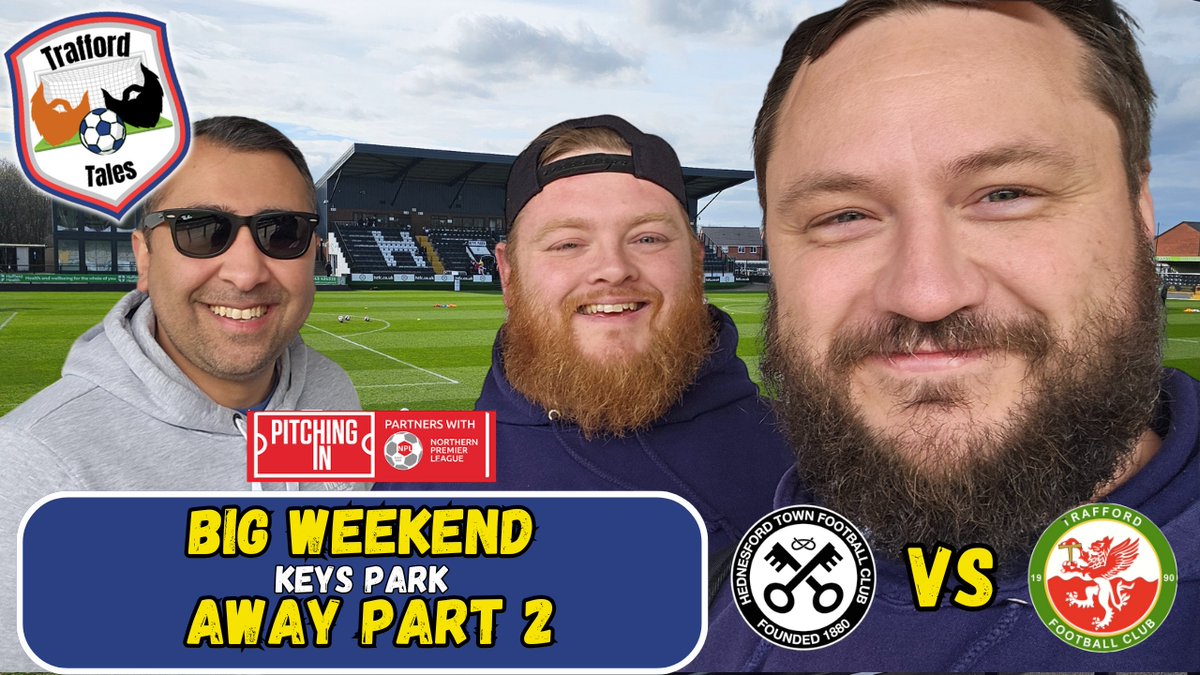 Part Two of our vlog of <a href="/FCTrafford/">Trafford FC</a>'s magnificent win at <a href="/Hednesford_Town/">Hednesford Town FC</a> is now LIVE on our YT channel. All the game highlights plus post match reaction from fans in this one

Don't forget to Like &amp; Share!

youtu.be/z0I4tvKmw2Q