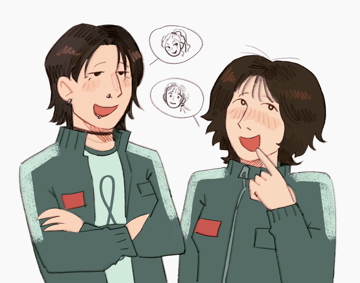 naypache's tweet photo. Butch to butch communication
#SquidGame2 #semina #hyunmi https://t.co/QouCczbVIP