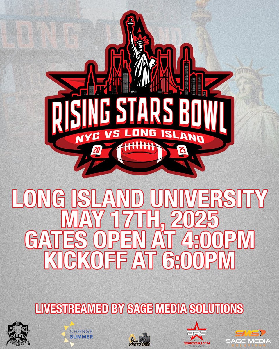 May 17th - You Saw The Talent Last Year. Watch This Year ❗️#RisingStarsBowl #NYCvsLI
