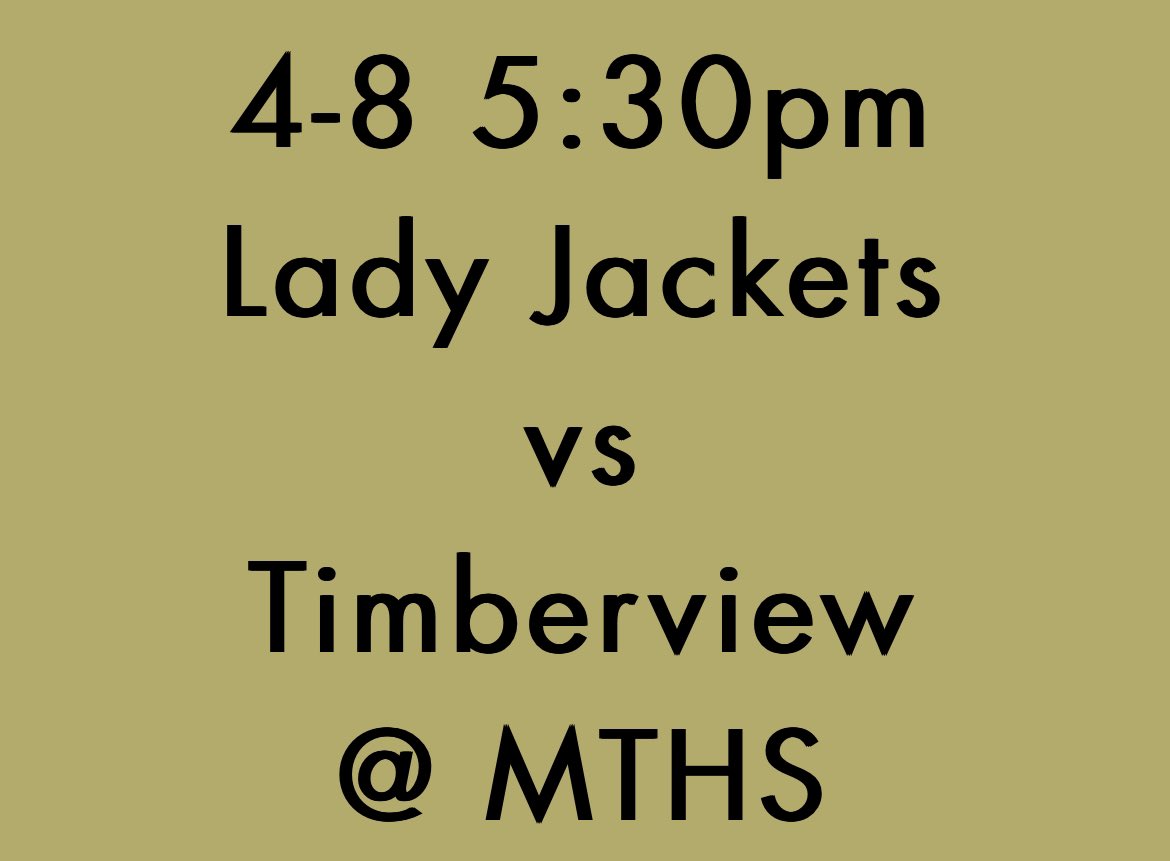 JacketRadio.com (@jacketradiocom) on Twitter photo Live tonight on JacketRadio.com
Free Hot Dog Night at Jackets game!
Lady Jacket at Timberview at 5:30 with Adriana Rivera <a href="/ariveraphotos/">Adriana Rivera</a> Live tonight on JacketRadio.com
Free Hot Dog Night at Jackets game!
Lady Jacket at Timberview at 5:30 with Adriana Rivera <a href="/ariveraphotos/">Adriana Rivera</a>