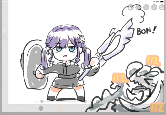 ガンランス使う賀陽燐羽 