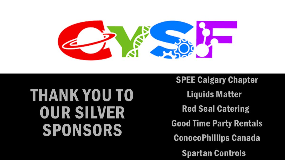 #CYSF2025 is this week and we are so excited to see all your amazing projects soon! As we approach the fair, we would like to take the time to thank our #CYSF2025 Silver Sponsors! Sponsors are integral in allowing us to have one of the largest regional fairs in Canada!