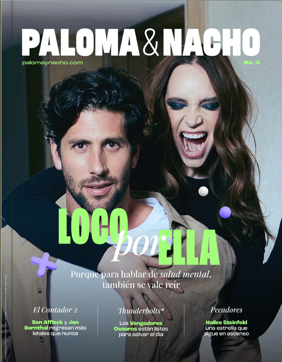 ¡Ya llegó el #3 de <a href="/Paloma_Nacho/">Paloma & Nacho</a>, la revista! Vayan a su mail. 💚💜 #RevistaPYN
