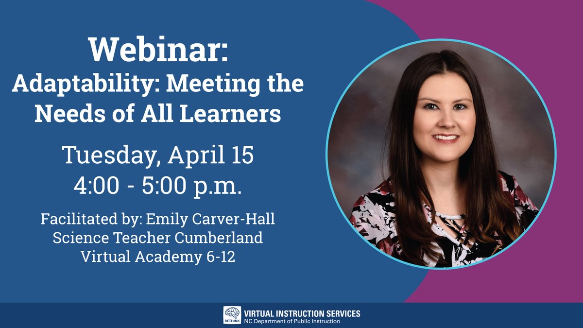 Adaptability can create a virtual or blended classroom where all students can thrive. Learn how to adjust your instruction to meet students where they are in our upcoming webinar.
🪧 Register today: bit.ly/4hygXfz