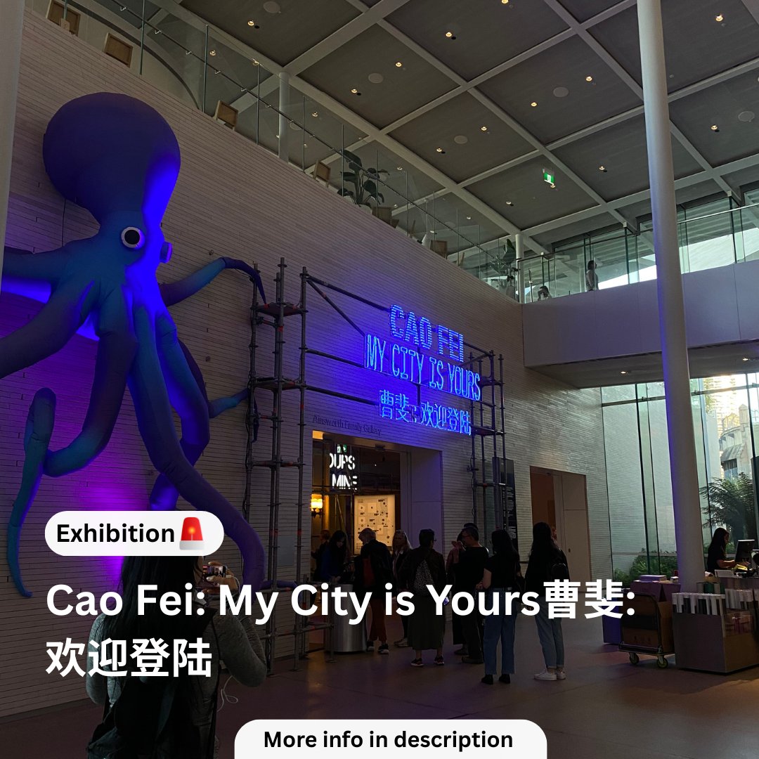 CTA_Conference's tweet photo. 🏙️When Cities Converge: Cao Fei Reimagines Urban Identity at Art Gallery NSW 

In Sydney this summer, the Art Gallery of NSW invited the Chinese artist, Cao Fei, to showcase a surprising exhibition: My City is Yours. More information here: https://t.co/CDQNBqlZbO https://t.co/Z6YXCCaxCl