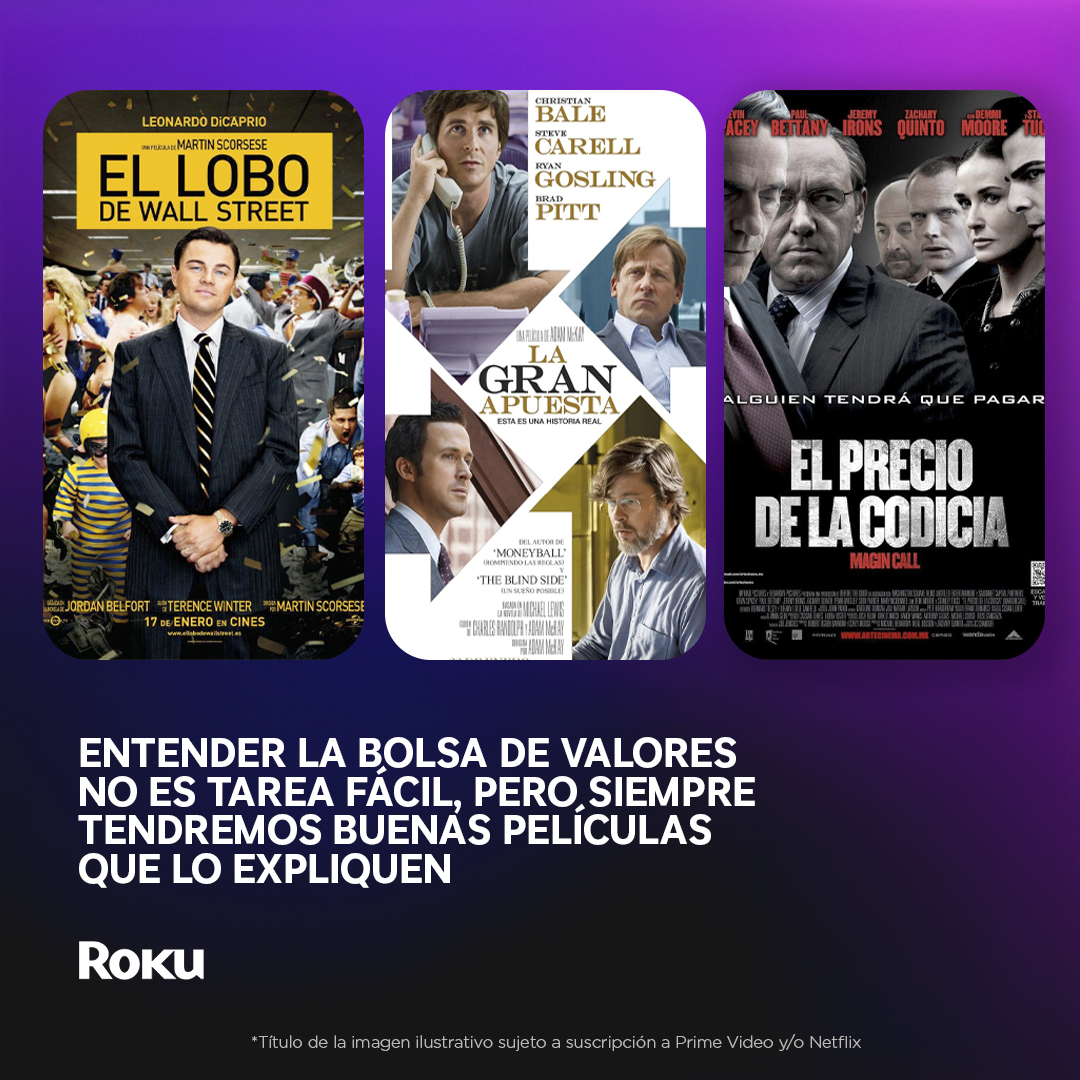 - Estudiar economía y finanzas ❌
- Ver una película en Roku para entender economía y finanzas ✅