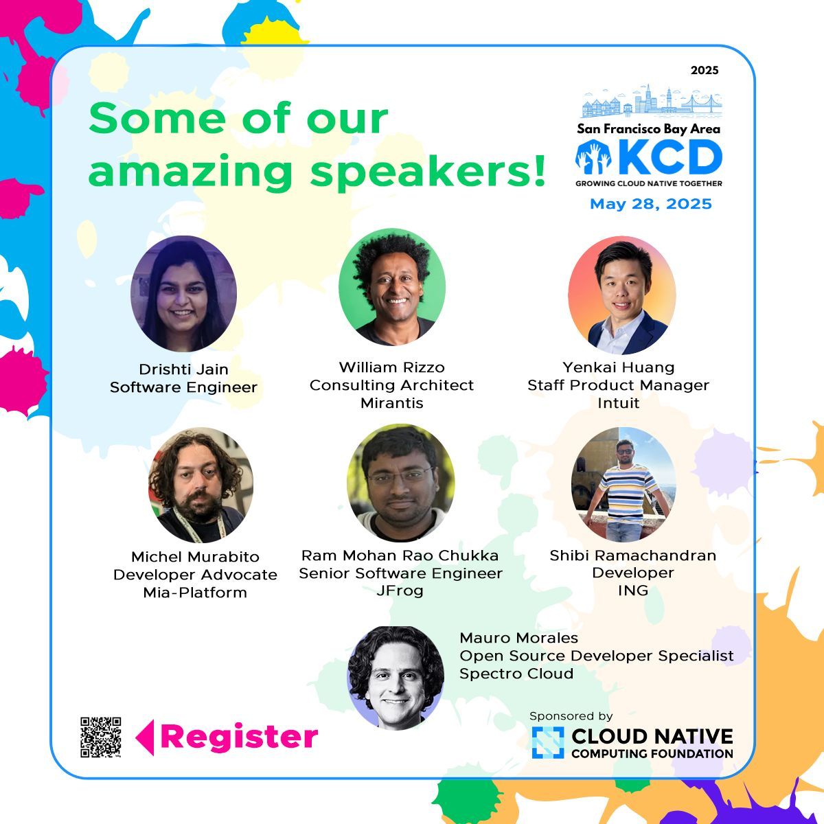 KCD SF Bay Area (@kcd_sfbayarea) on Twitter photo Check out the amazing speakers lined up for you on May 28th!
Early Bird tickets available until April 12th
🎟️ bit.ly/4c81dyV
<a href="/solomonstre/">Solomon Hykes</a> <a href="/rberrelleza/">Ramiro Berrelleza</a> <a href="/wiggitywhitney/">Whitney Lee</a> <a href="/drishtijjain/">Drishti Jain</a> <a href="/ichukka/">Ram ⚡️ 🇮🇳</a> <a href="/CloudNativeFdn/">CNCF</a> Check out the amazing speakers lined up for you on May 28th!
Early Bird tickets available until April 12th
🎟️ bit.ly/4c81dyV
<a href="/solomonstre/">Solomon Hykes</a> <a href="/rberrelleza/">Ramiro Berrelleza</a> <a href="/wiggitywhitney/">Whitney Lee</a> <a href="/drishtijjain/">Drishti Jain</a> <a href="/ichukka/">Ram ⚡️ 🇮🇳</a> <a href="/CloudNativeFdn/">CNCF</a>