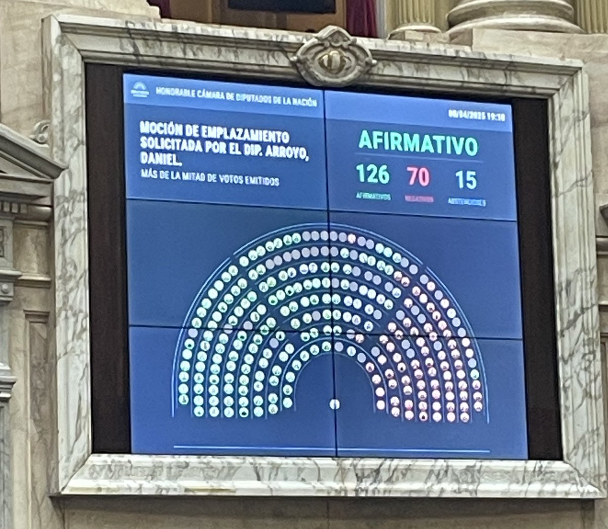 LicDanielArroyo's tweet photo. EMERGENCIA EN DISCAPACIDAD 
Aprobamos el emplazamiento para que la Comisión de Presupuesto trate el proyecto de ley el próximo miércoles 23, a las 12hs. Necesitamos que pase ya al recinto y que sea LEY. https://t.co/4UwQLKvveq