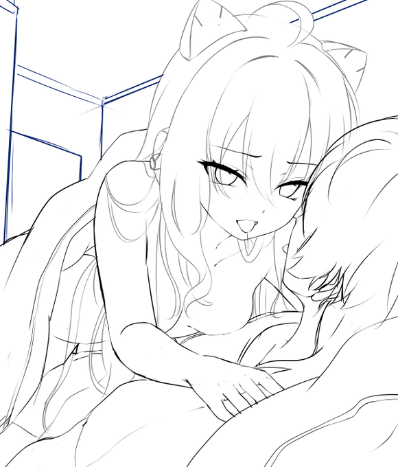 ・・・すいません、ここまで描いててアンケートよく考えたらレイシスだったの忘れててグレイスで描いてたんですけど…せっかくなんでこのまま進めていいデスカ💧 
レイシスもまた描くので((( 