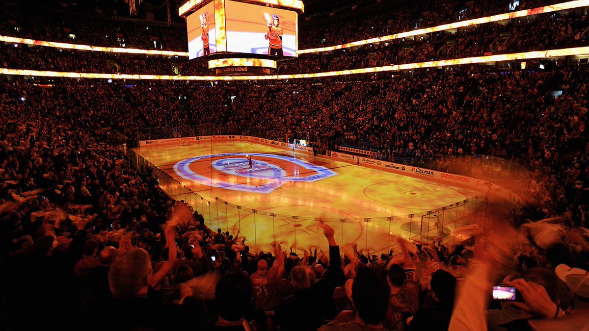 HabsOnReddit's tweet photo. POV: you’re at a Habs playoff game at the Bell Centre &amp; they’re playing Coldplay’s “Fix You” as Ivan Demidov steps onto the ice https://t.co/LegYhOmmBs