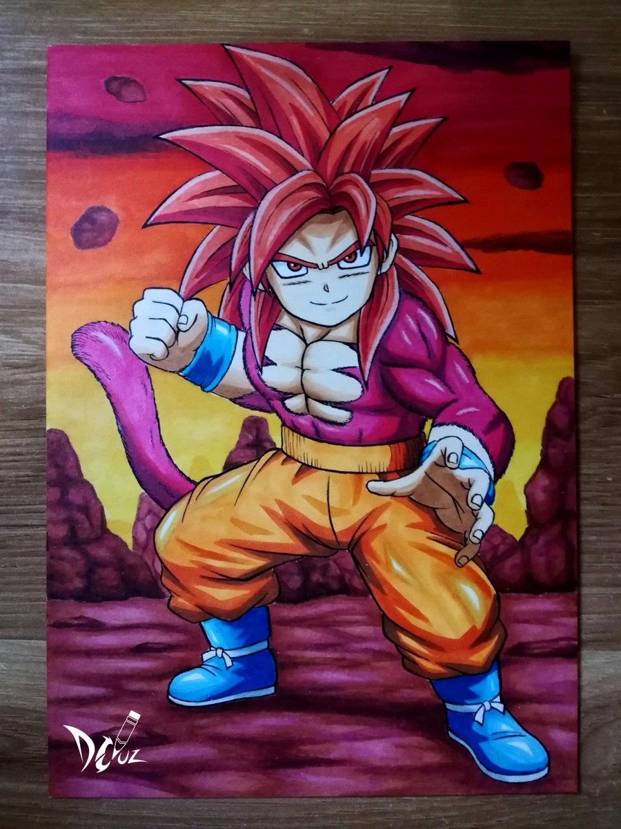 DCruz_draw's tweet photo. Personaje: Son Goku (Ssj4)
Anime: Dragon Ball Daima
#dragonballdaima #gokussj4 #fanart #animedrawing https://t.co/SRqKwrffSA