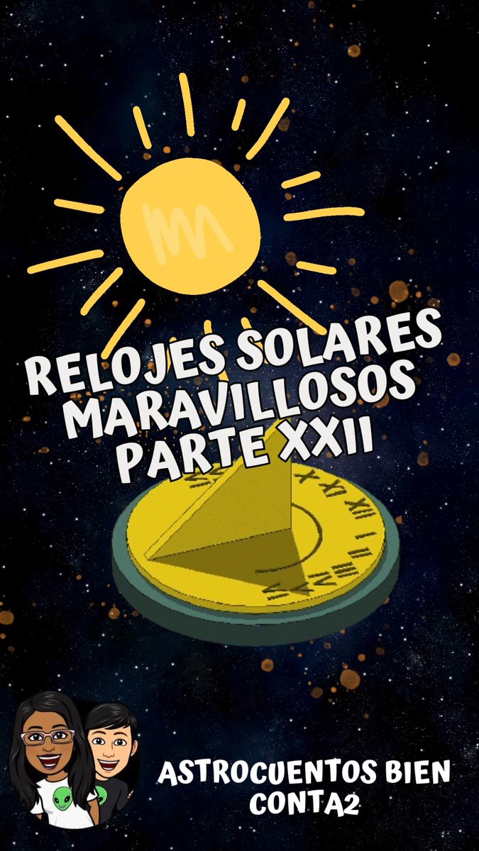 Astrocuentos's tweet photo. Relojes Solares Maravillosos: Parte XXII https://t.co/MEy30daGcl a través de @YouTube 
#RelojdeSol #RelojSolar #Sol #gnomonica #gnomon #sombra #ciencia #cultura #historia #hora #tiempo https://t.co/qAitUoOW5J