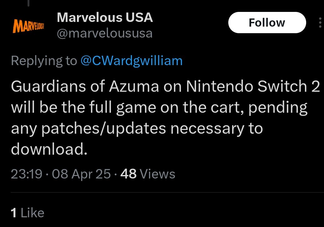 CWardgwilliam's tweet photo. @Superluigi7991 @VideoGamesPlus_ @Lbabinz @Nintendeal @videogamedeals @SoWhatAboutGame @PhysicReleases @NinEverything @NinWire @gematsu https://t.co/mc0tTmU7DI