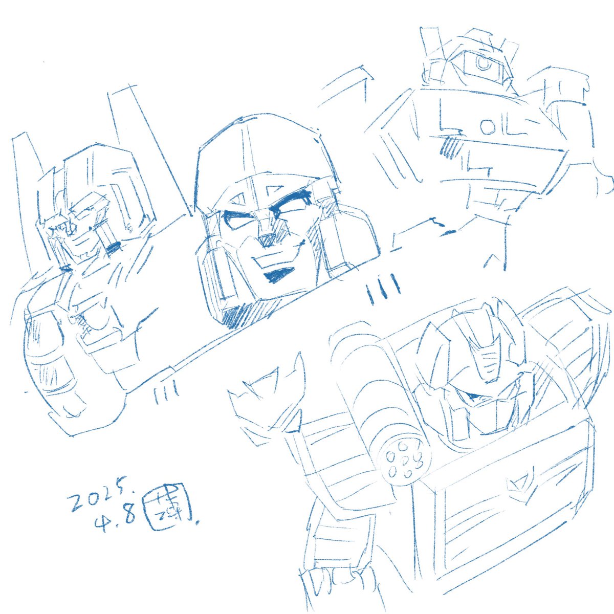 「memory sketchDECEPTICON!#maccadams 」|薄力粉　AHC38のイラスト