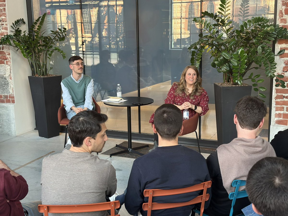 Thanks <a href="/iremingoz/">Irene Mingozzi</a> for dropping by our HQ to meet the aspiring founders in our Venture Building program and for sharing some great insights about VC and all the cool stuff going on in the funding world.