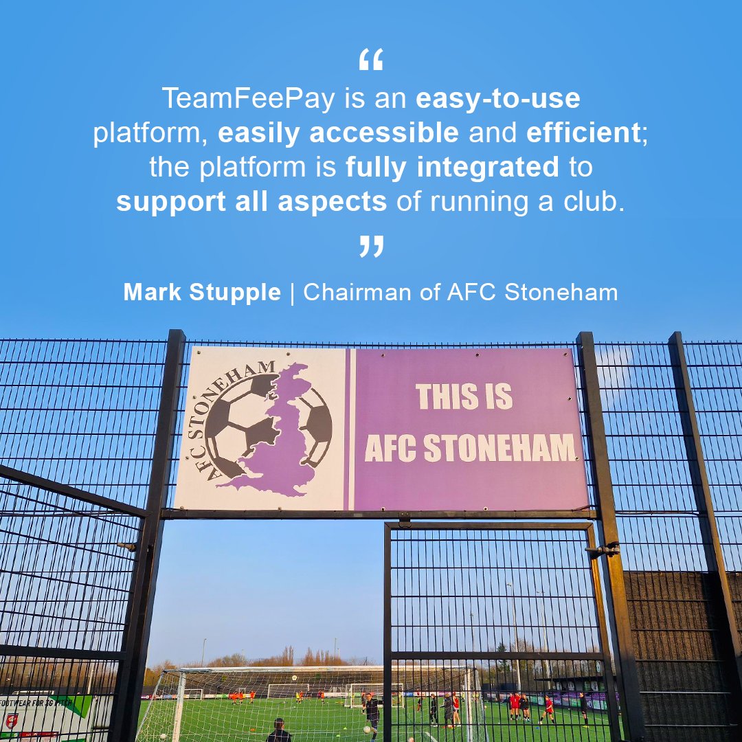teamfeepay's tweet photo. 🚨 A huge welcome to @afc_stoneham who have joined TeamFeePay, and what a signing it is! 🚨

We have already started identifying the areas we will support them in, making sure they maximise their partnership with us. @C_Hegarty37 and Chris English were massively impressed at the club's approach to the game, both on and off the pitch, following  their visit to Stoneham Lane Football Complex and extend their thanks to Chairman Mark Supple for having them.

@afc_stoneham become our latest club to join from the @HampshireFA and we look forward to extending our support further into the County. Get in touch today to see how we can support your club at TeamFeePay! 🤝 ⚽ ✅

👉 Check out the full story here https://t.co/zQJnji1NGI 👈

#Welcome #Grassroots #Football #StonehamAFC #HampshireFA