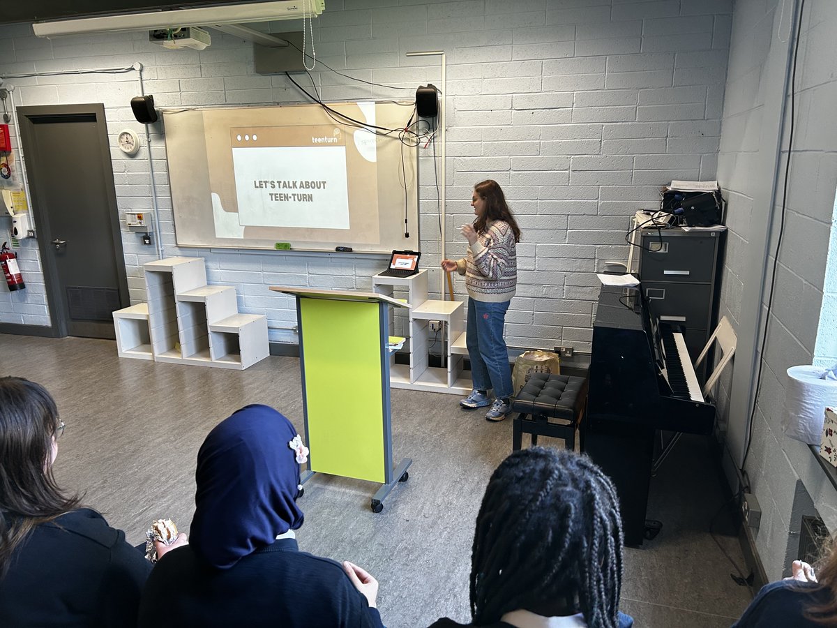 TeenTurn's tweet photo. Teen-Turn alum in third level are visiting secondary schools nationwide to share the value in gaining STEM skills and building networks to get a foothold in the knowledge economy awaiting their futures. https://t.co/AZAbJxdYkh