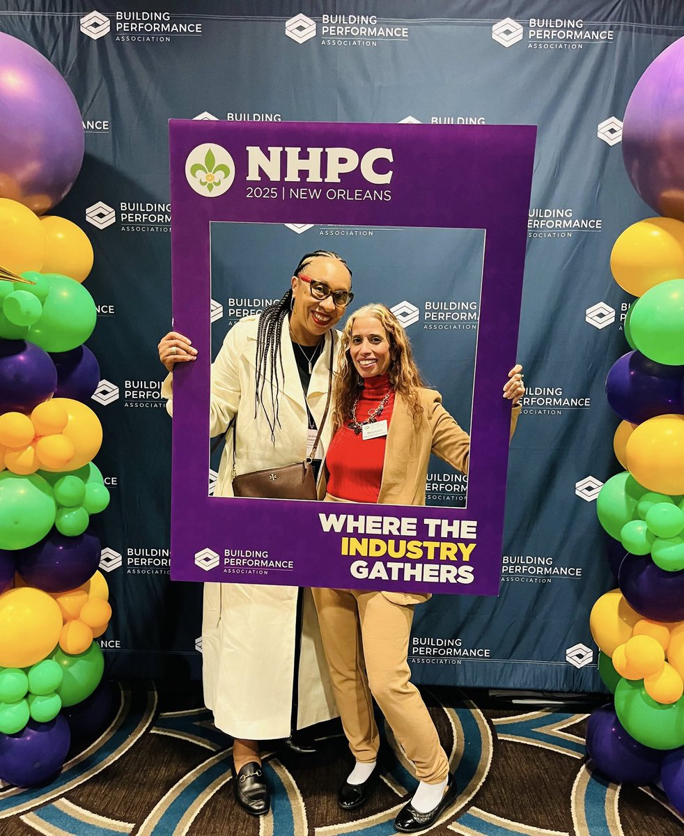 RESNET (@resnetus) on Twitter photo RESNET Deputy Director Cardice Howard and <a href="/JoinBPA/">Building Performance Association</a> Affiliate and Allied Partnerships Manager Maria Lewis #NHPC25 this week in NOLA!
#RESNET #BPA #HomePerformance #laissezlesbontempsrouler RESNET Deputy Director Cardice Howard and <a href="/JoinBPA/">Building Performance Association</a> Affiliate and Allied Partnerships Manager Maria Lewis #NHPC25 this week in NOLA!
#RESNET #BPA #HomePerformance #laissezlesbontempsrouler