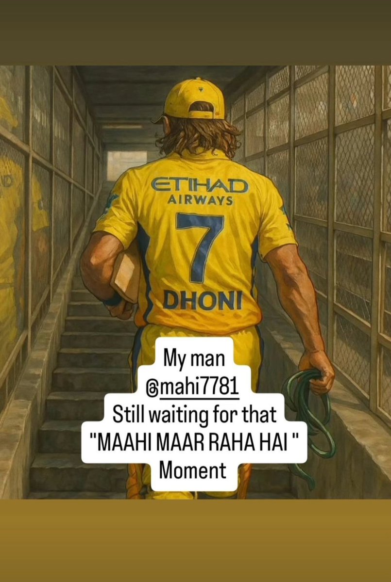 ynot_Tarak's tweet image. #cskvspkbs 
#MSDhoni𓃵