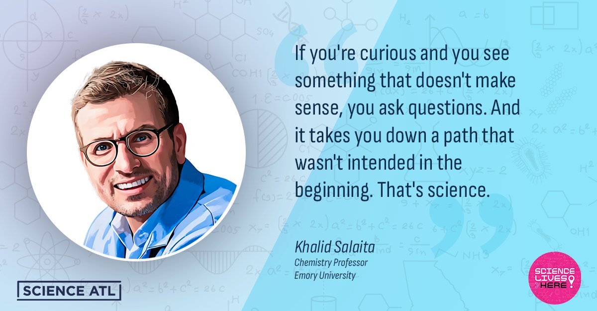 Science ATL (@scienceatl) on Twitter photo Spotlighting <a href="/EmoryUniversity/">Emory University</a> professor, Dr. Khalid Salaita for Arab American History Month!π Dr. Salaita says science starts with being curious! ππ
#ArabAmericanHistoryMonth #STEM #ScienceInnovation Spotlighting <a href="/EmoryUniversity/">Emory University</a> professor, Dr. Khalid Salaita for Arab American History Month!π Dr. Salaita says science starts with being curious! ππ
#ArabAmericanHistoryMonth #STEM #ScienceInnovation