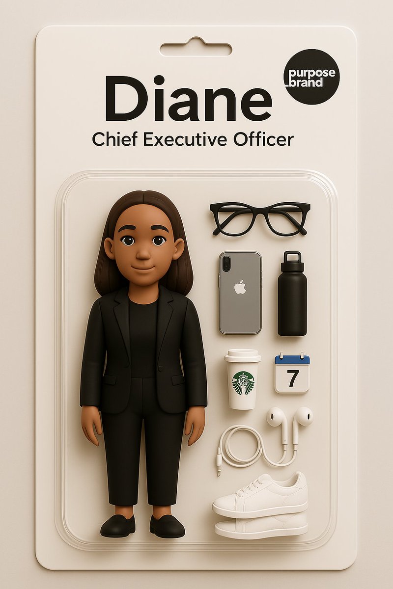 If there were a Diane Primo action figure, here’s what would come in the box…

A jam-packed Google Calendar
(Multiple) tea drinks
Comfortable sneakers
Fully charged iPhone
Agile and curious brain

Love this trend! ChatGPT is always keeping things interesting.