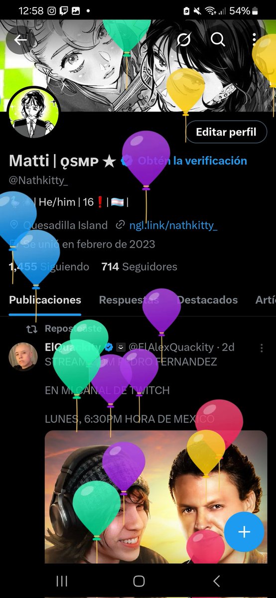 Hoy tengo globitos 🔥