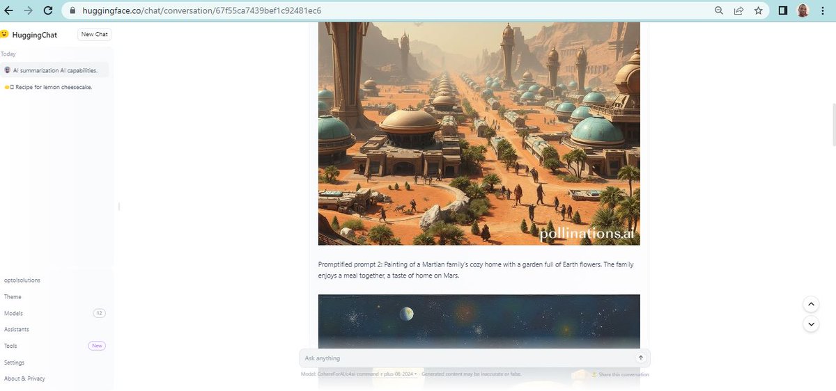 OptolS's tweet photo. Using Le Chat, Huggingface and groq for different AI tasks as part of the task on the ongoing ALX academy training #ALX_AiSK @alx_africa

#optolsolutions https://t.co/fu0cOUW0CJ
