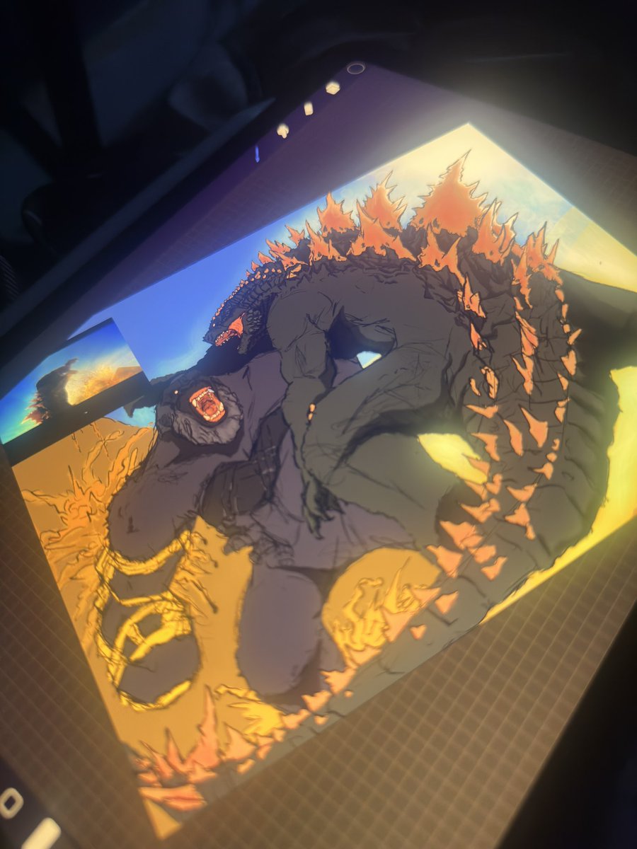 I’m coming back, what’s a guy gotta do to get some recognition round this place? 
#Procreate #godzillaart
