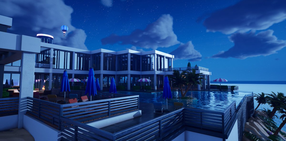 VortexStudioFtn's tweet image. Villa mode: ON.
Pool days, endless vibes.
🏝️✨ 

#Vortex #UEFN #FortniteCreative