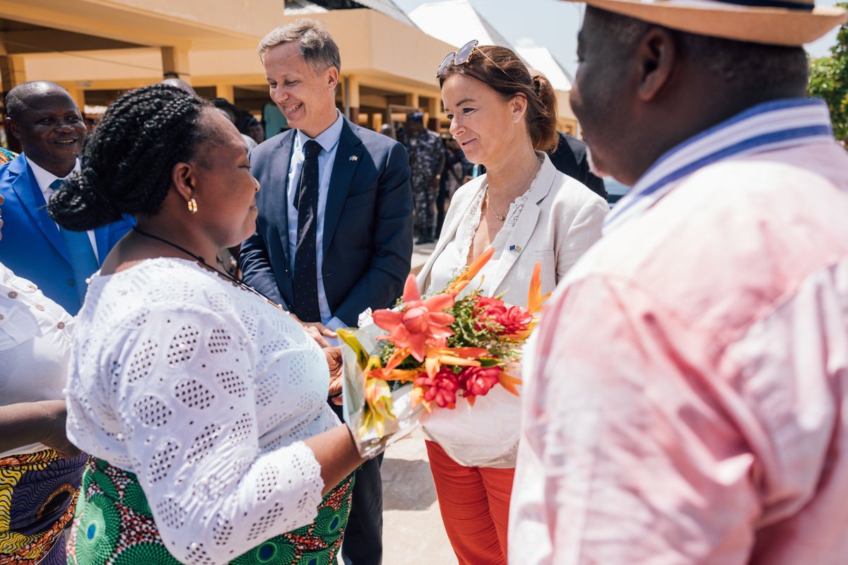 tfajon's tweet photo. Pleasure to be in #Togo on behalf of the #EUHR @kajakallas. Our 🇪🇺-🇹🇬partnership is key for regional stability, security & economic prosperity. #EU supports major projects, incl. infrastructure in roads & schools. I’m here to explore avenues for further cooperation.#GlobalGetaway https://t.co/75Qj1SSOmY