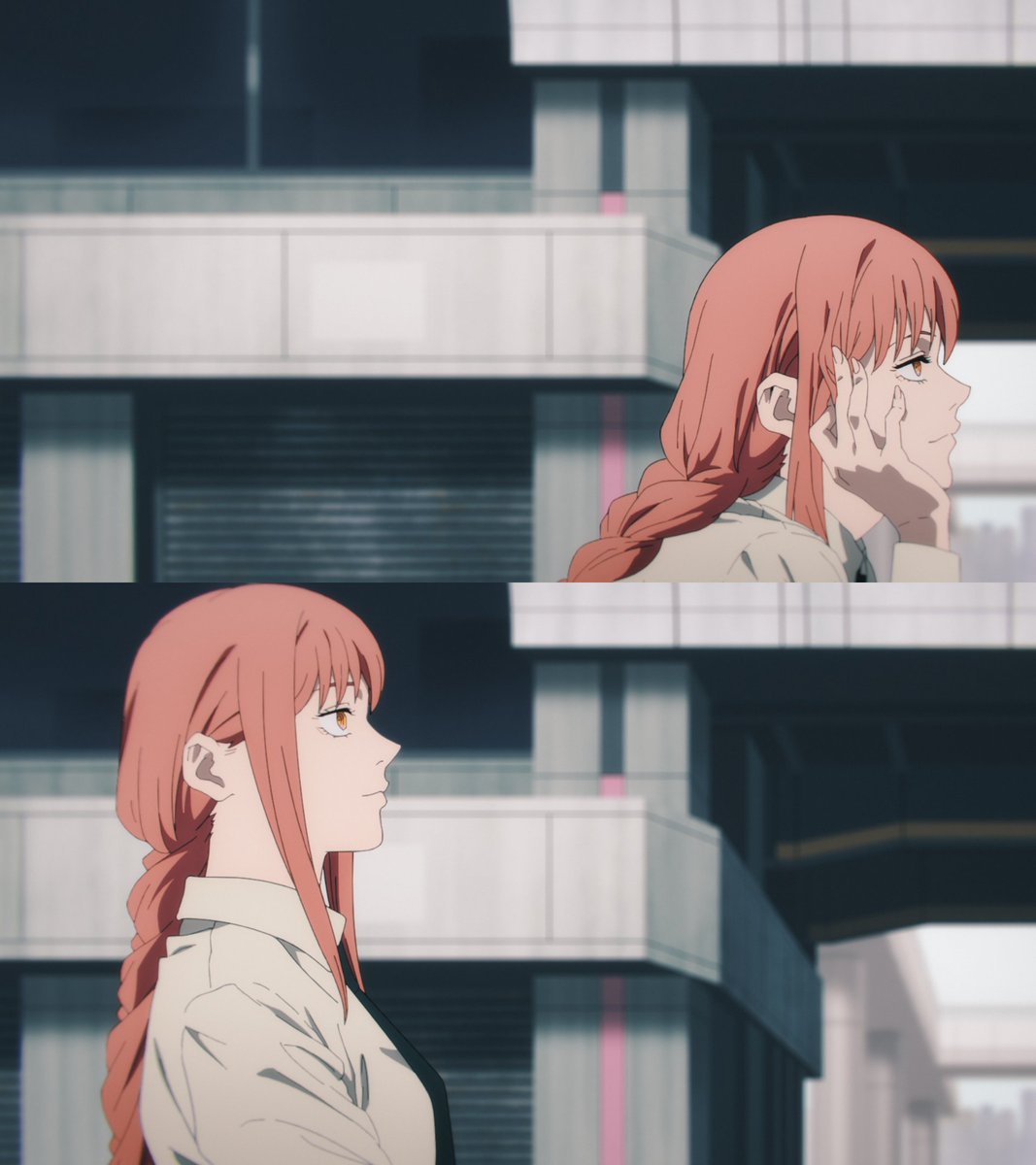 Crunchyroll's tweet photo. POV: you see Makima and immediately fix your spine (via @Chainsaw_EN) https://t.co/ssigTyP2KP