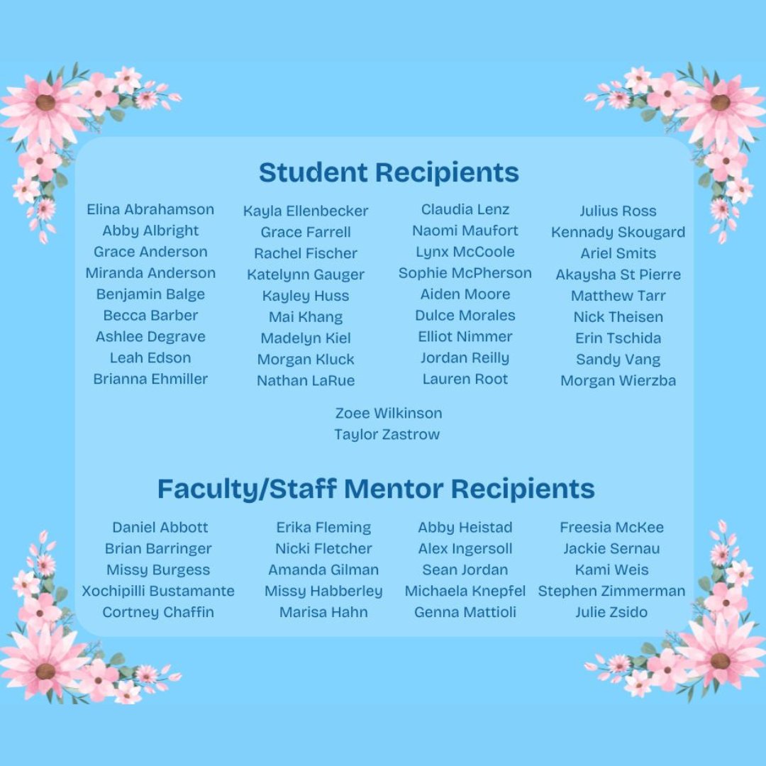 Who is cool? YOU - YOU ARE COOL! Congrats to this year's University Leadership Award winners!! #uwsp #Leadership #AwardWinner #YouMatter #PointCares