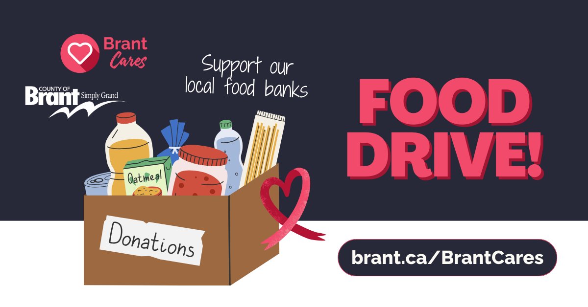Support our local food banks this weekend at the Paris Maple Syrup Festival! If you're able, consider bringing a non-perishable food item to donate.

Stop by the County of Brant booth to drop off your donation and fill out a ballot for a chance to win exciting prizes!