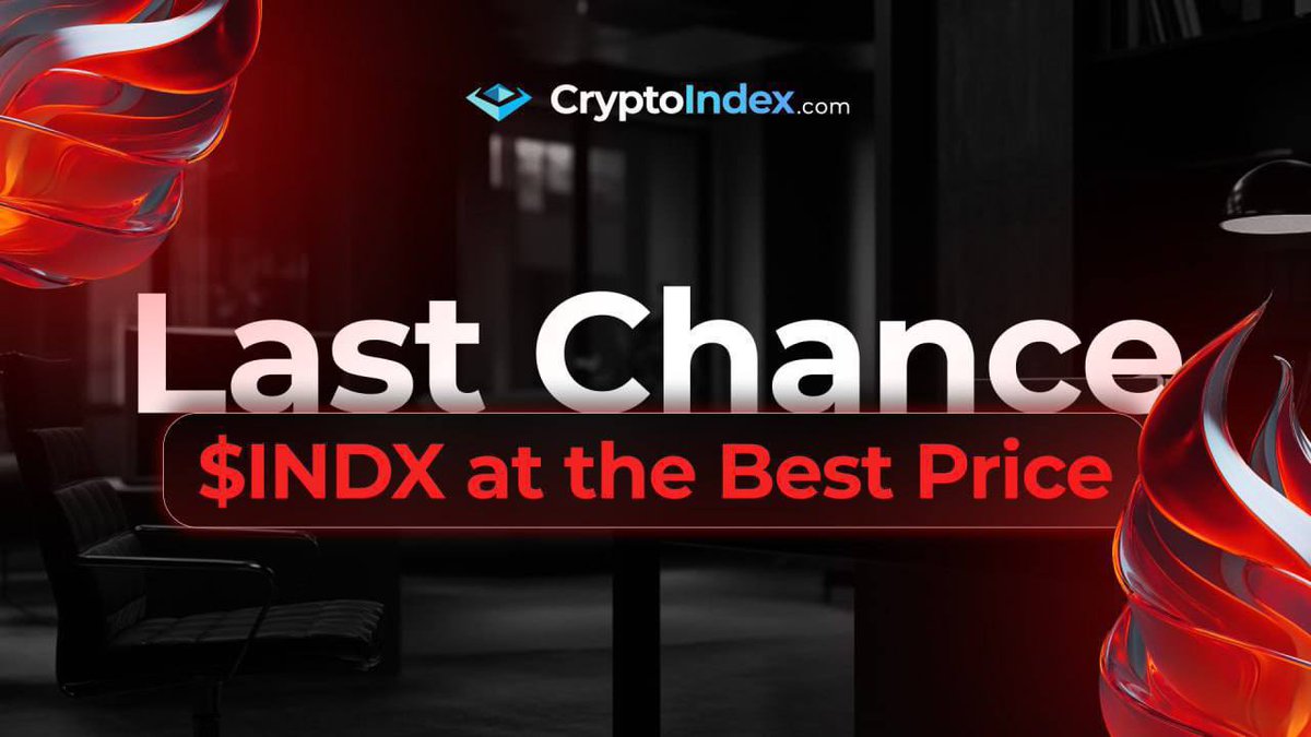 IndexCrypto's tweet photo. 🚨  $INDX at just $0.04 — for 1 HOUR ONLY!

This is your final chance to secure the best price before the next jump. Don’t wait until it’s too late!

Maximize your gains — grab $INDX at $0.04 now! Soon, the price will increase to $0.042 

👉 Buy now: https://t.co/hcpMik820k https://t.co/4AGDC2Xe34