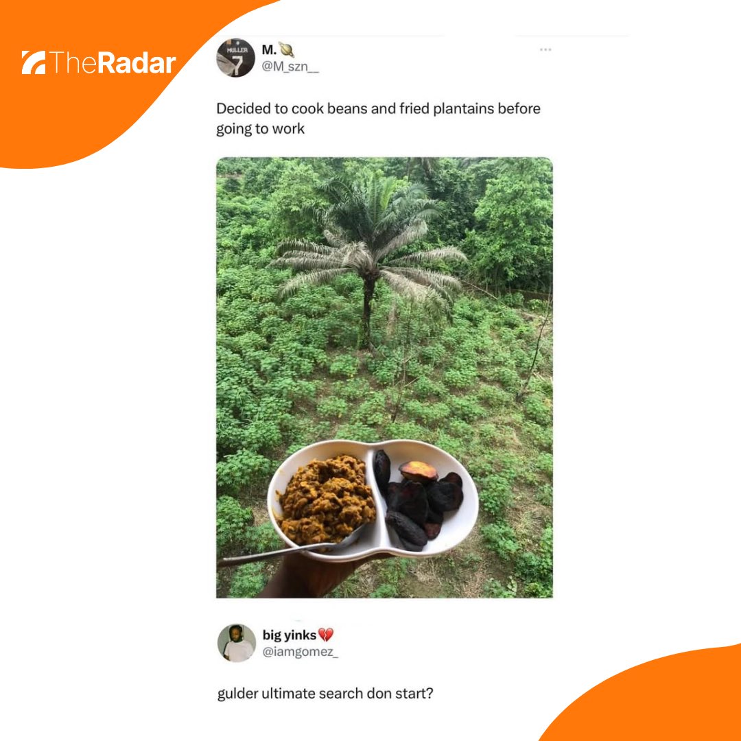 TheRadar_ng's tweet photo. Let’s leave the jungle and focus on that plantain!😭
#theradrang #men #riyadh #TheWhiteLotus #freemate https://t.co/H3PQS78htU