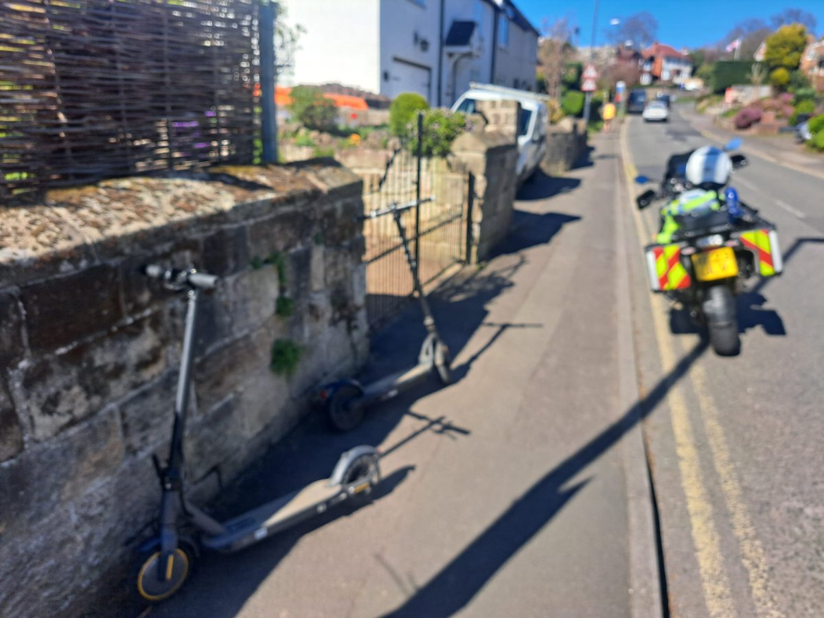 DerbysRPUBikers's tweet photo. #Derby #Allestree.
Two more illegal E Scooters seized after being seen ridden on roads and pavements.
#opsbikes https://t.co/RoDv8CCjNX