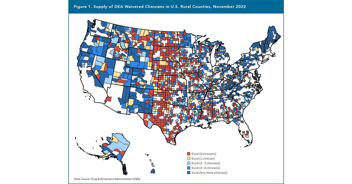 Rural Health Research Gateway (@rhrgateway) on Twitter photo 🚨Rural Health Research Alert🚨
"The Rural and Urban Supply of Clinicians With a DEA Waiver to Prescribe Buprenorphine in 2022 Prior to the Elimination of the Waiver Requirement"
View and subscribe: ow.ly/T7ZT50VwMes
<a href="/wwamirhrc/">WWAMI RHRC</a>
#ruralhealth #buprenorphine 🚨Rural Health Research Alert🚨
"The Rural and Urban Supply of Clinicians With a DEA Waiver to Prescribe Buprenorphine in 2022 Prior to the Elimination of the Waiver Requirement"
View and subscribe: ow.ly/T7ZT50VwMes
<a href="/wwamirhrc/">WWAMI RHRC</a>
#ruralhealth #buprenorphine