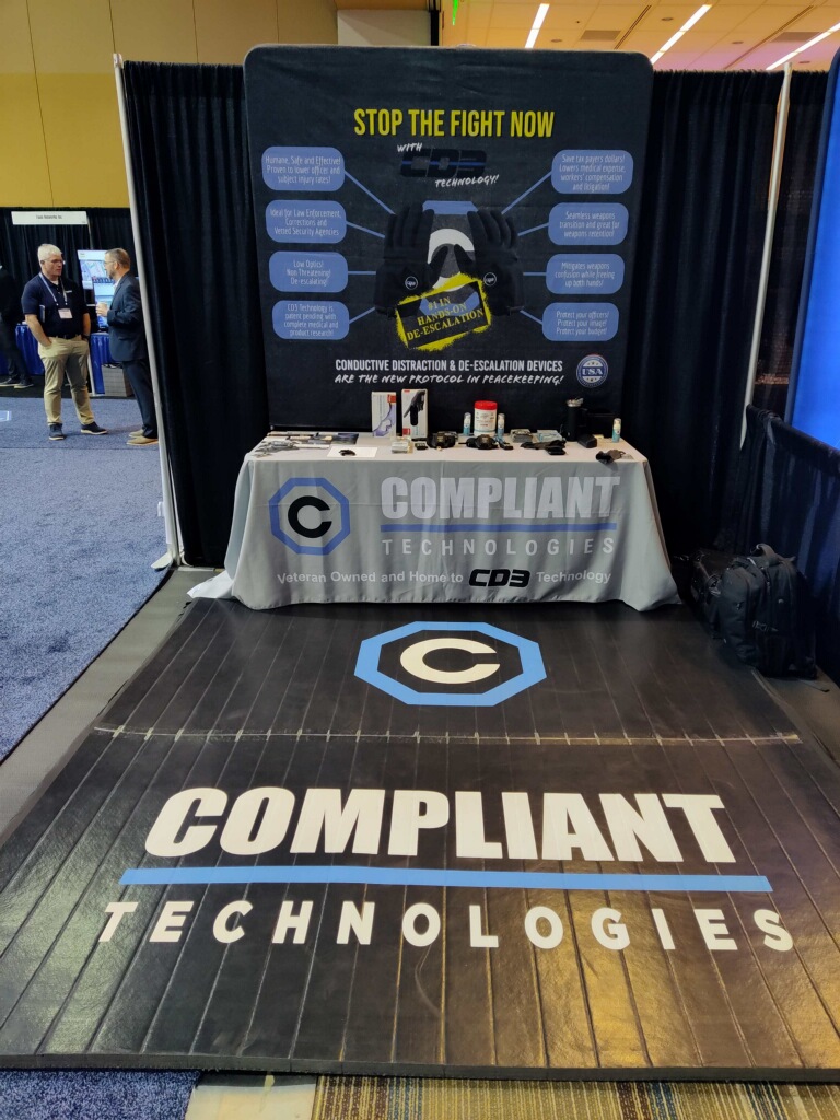 CompliantT_CD3's tweet photo. Set up and ready to go at the Border Patrol Security Expo in Phoenix, Arizona. Stop by booth #1111 to see why we say "Feeling Is Believing." 
#BorderSecurity https://t.co/kAV20RIMjG
